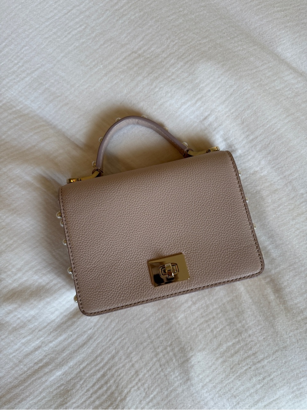 Kate Spade Taupe Top-Handle Women's Leather Satchel